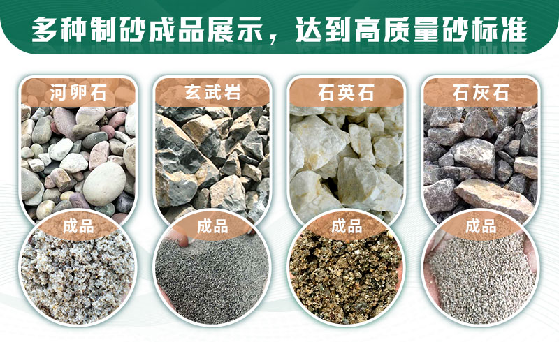 什么樣的石頭適合制砂？制沙生產(chǎn)線如何配置？